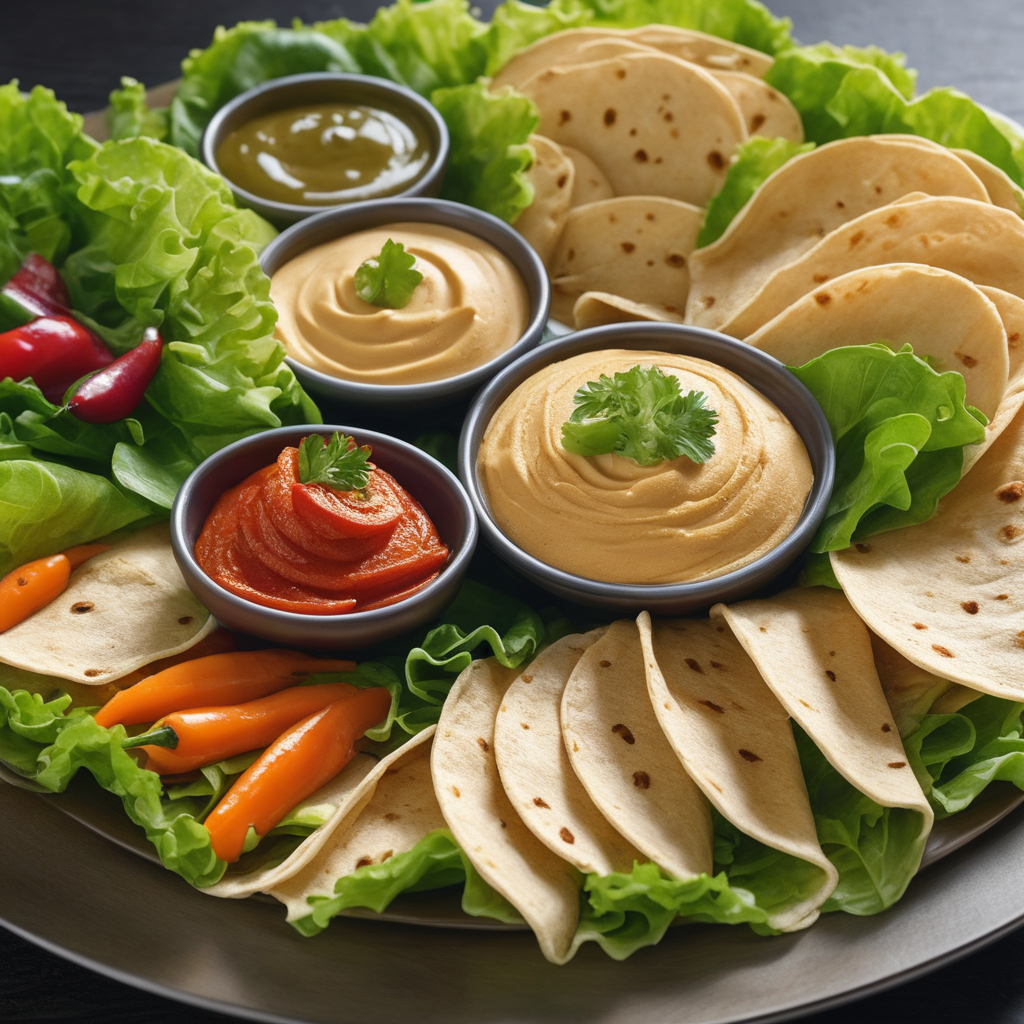Ricetta del mese: Wrap Vegetariani all’Hummus (Tortillas)