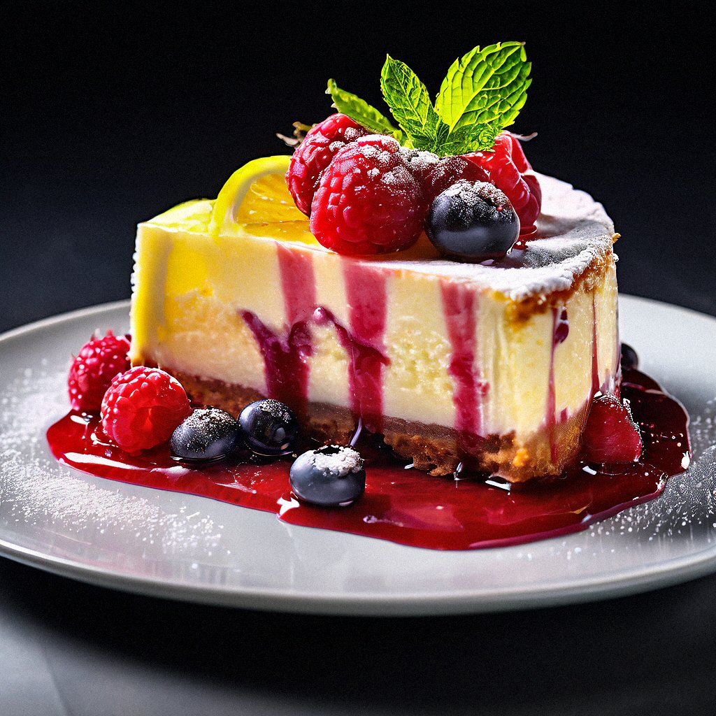 Ricetta: Cheesecake al Limone e Mirtilli Rossi